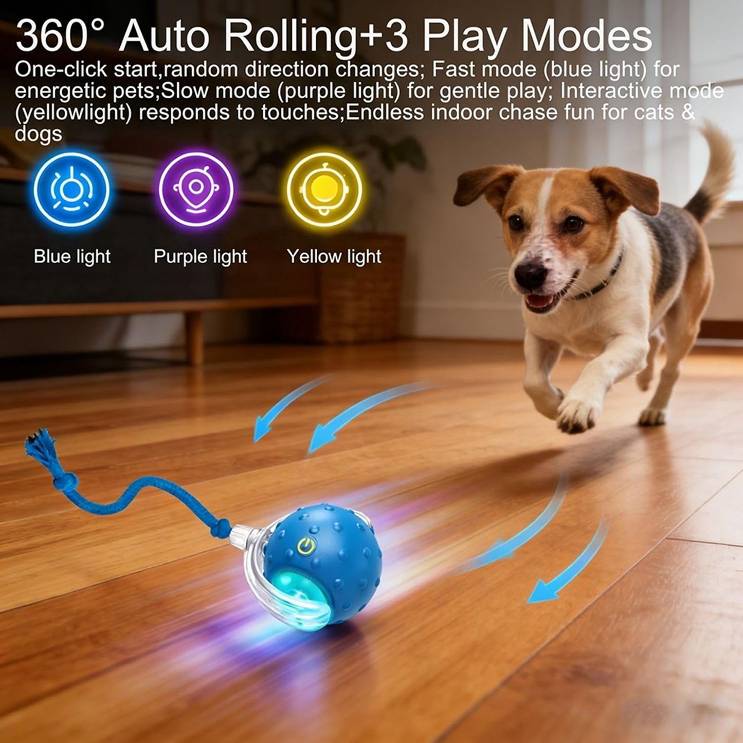 Pawly PlayBall  Palla Interattiva per Cani e Gatti