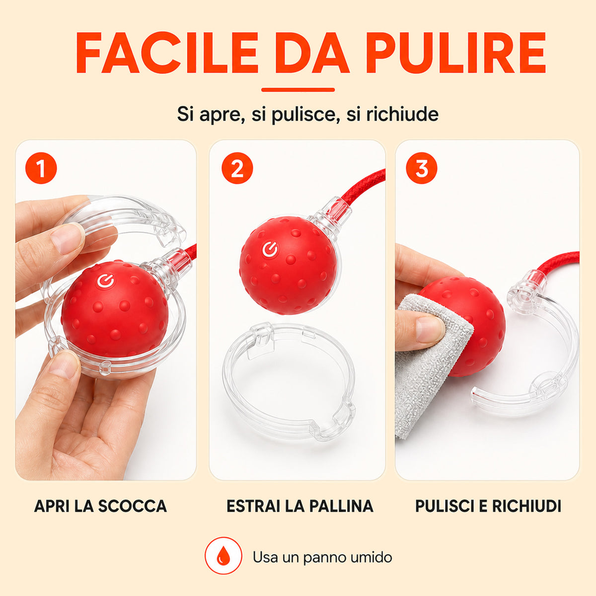 Pawly PlayBall  Palla Interattiva per Cani e Gatti